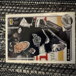 1992 Rob Blake Upper Deck Card