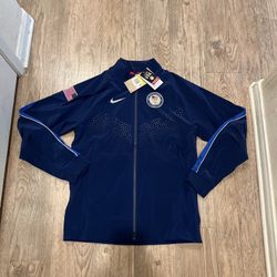 NWT Nike Mens Paris 2024 Team Issued USA Olympic Podium Jacket DZ3559-492 Size S