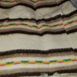 Mexican Poncho  Like New Very  Warm