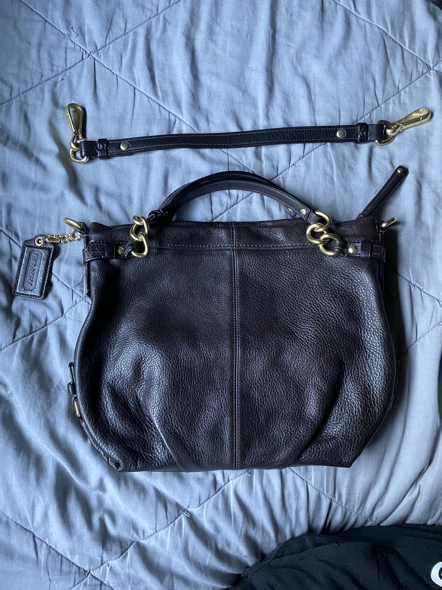 Brown Leather Coach Purse