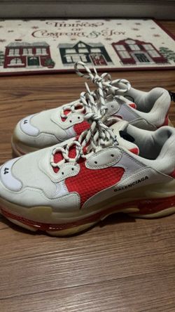 Balenciaga Triple S Red/White