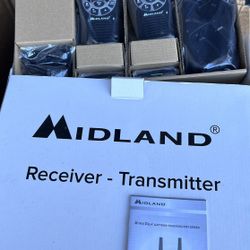 Midland Receiver-transmitter Hand Held Radio  2pack *brand new*