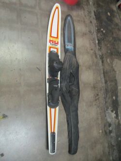 Used HO Turbo Graphite 65" Slalom Ski with Bag