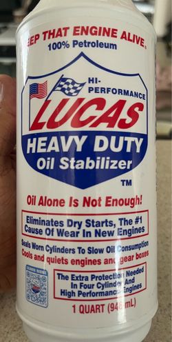 Lucas oil treatment New