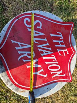 Vintage Salvation Army sign