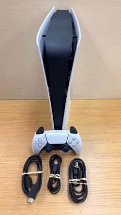 PLAYSTATION 5 SLIM DIGITAL VERSION W/ CONTROLLER, HDMI, & POWER CABLE