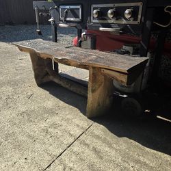 Live Edge Bench 
