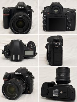 Nikon D850 full-frame DSLR with a Nikon AF-S NIKKOR 24–85mm f/3.5–4.5G ED VR lens.