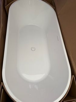 Signature Hardware 67” freestanding bathtub