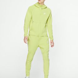 Lime Green Men’s Nike Sportswear Tech Fleece