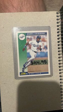 1992 Score Darryl Strawberry #9 