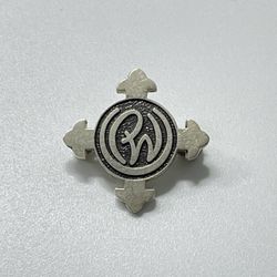 Presbyterian Women Cross Sterling Silver Pin Small Brooch Church