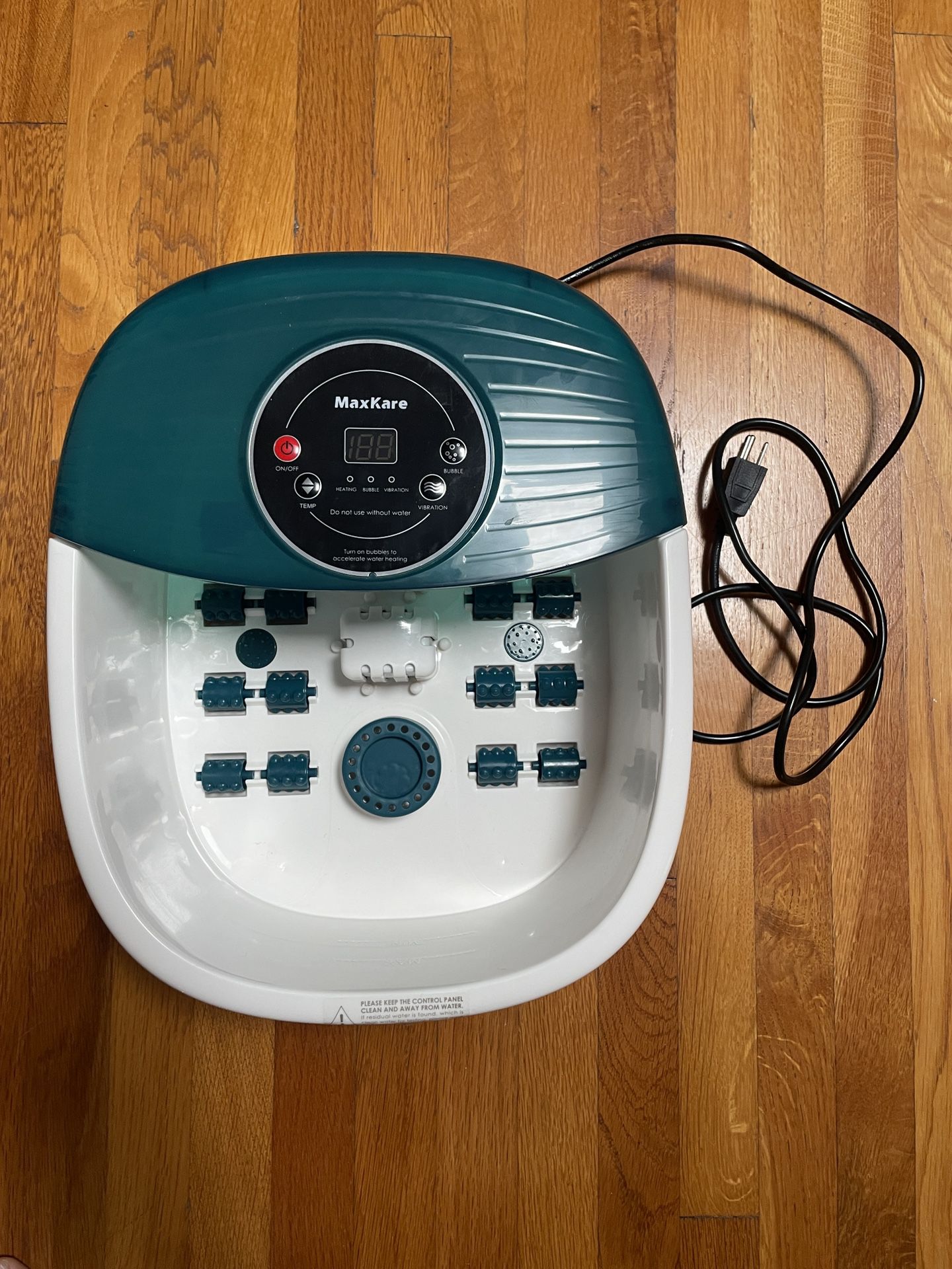 MaxKare Foot Spa Bath Massager with Heat, Bubbles, and Vibration, Digital  Temperature Control, 16 Masssage Rollers with Mini Detachable Massage  Points for Sale in Long Beach, CA - OfferUp