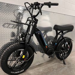 ✅ New- 1000W Motor Powerful Step Through Electric Ebike, 20ah, 30mph, Front Rack, USB