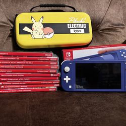 Nintendo Switch Lite With Games!!!