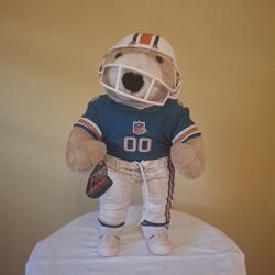 Vintage Miami Dolphins Teddy Bear 