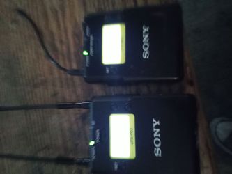 Sony mic/ head phone receiver/ transceiver set