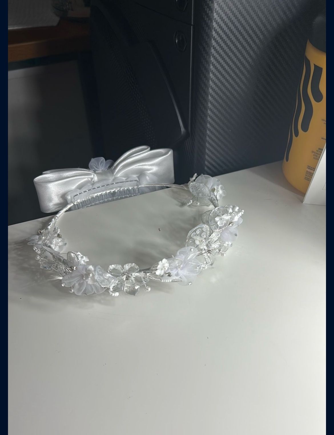 First Communion Dress With Vail Size 14