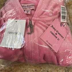 Juicy Couture Zip-Up Cropped Hoodie  (New)