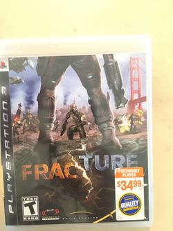 Sony PlayStation ps3 fracture
