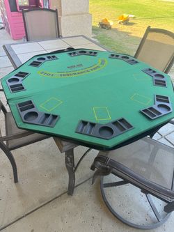Octagon Blackjack Poker Table Top