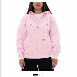 Pink pro club zip up (L)