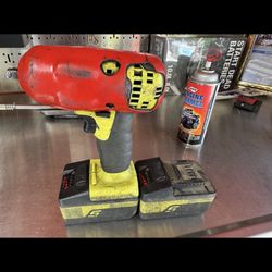 Snap on  3/8 cordless 2 battery one charger  $280