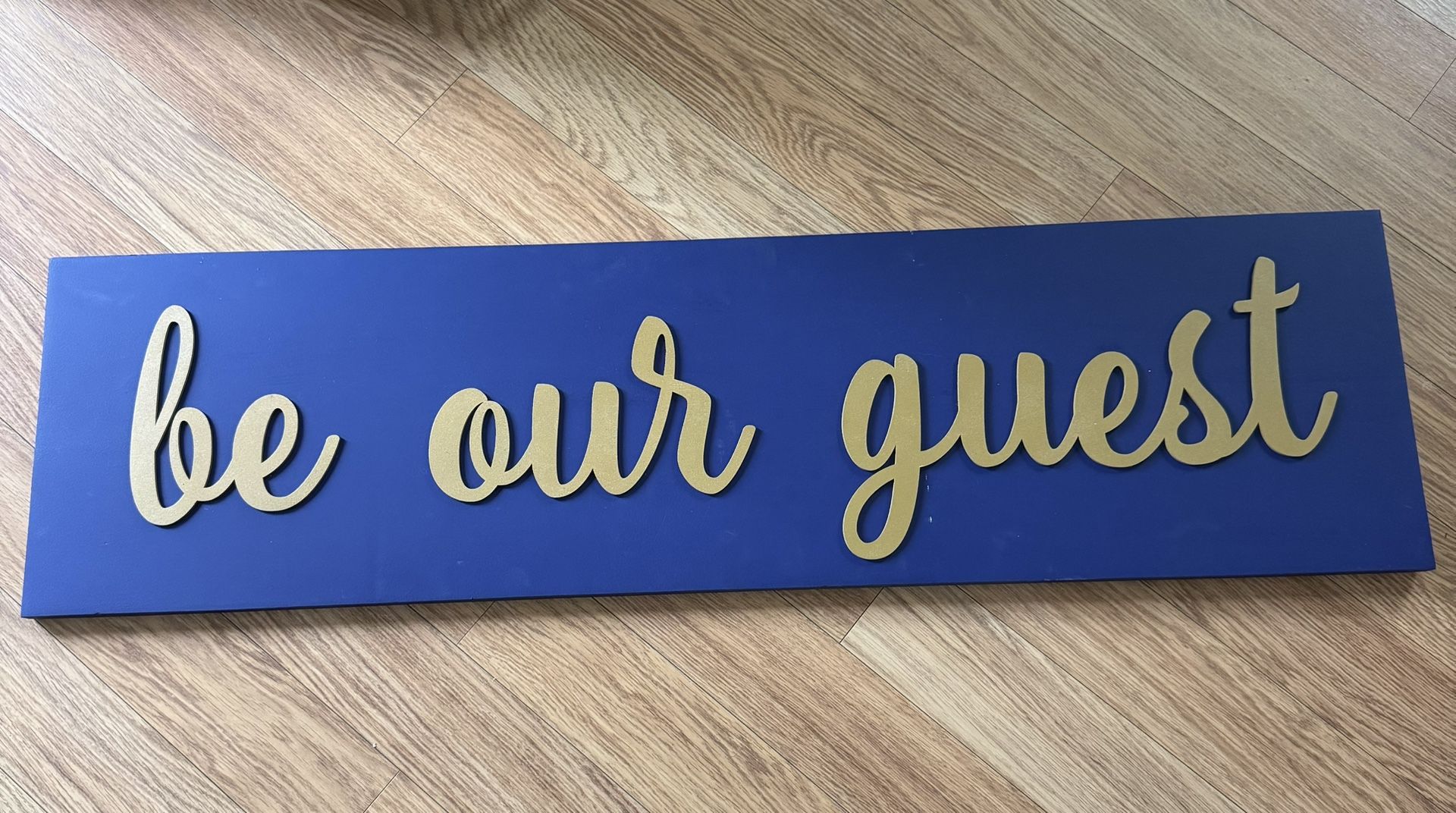 Be Our Guest Homemade Sign FREE