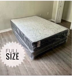 9” Full Hybrid Mattress Set