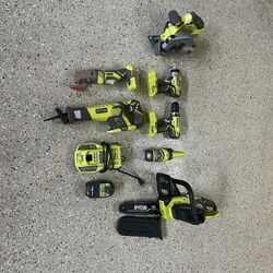 Set Of One Plus Ryobi Tools (EVERYTHING INCLUDED)