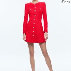 Alice+Olivia Red Dress