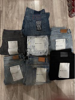 purple jeans all size 36 skinny p001