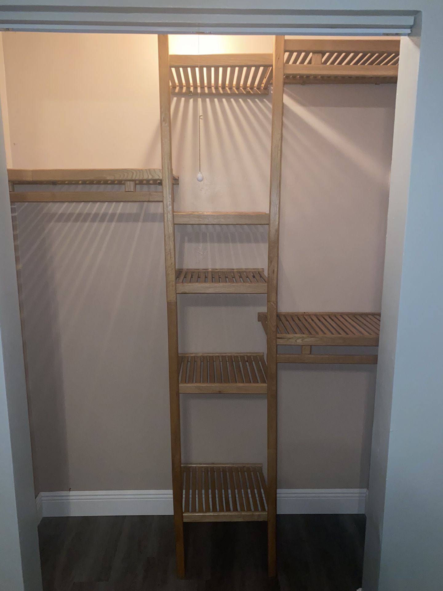 Closet shelves