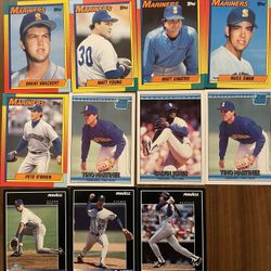 80s-90s Seattle Mariners Baseball cards