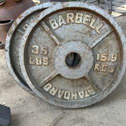 35 pnd Plates & Dumbbells 