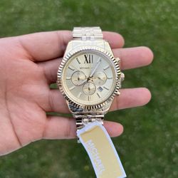 Michael Kors Men's Gold-Tone Lexington Watch