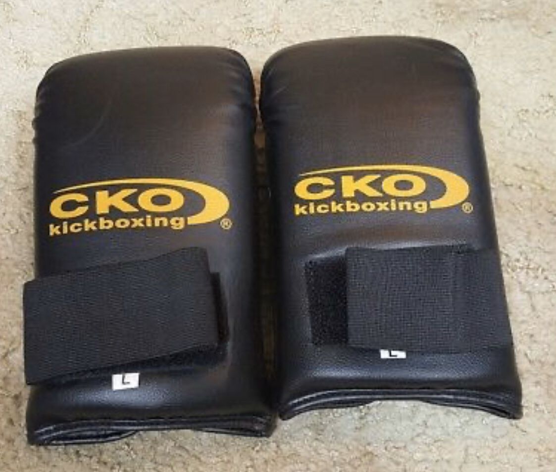Free CKO boxing gloves size large