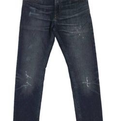 Diesel Industry Boys Size 12 Blue Mid-Rise Denim Logo Jeans