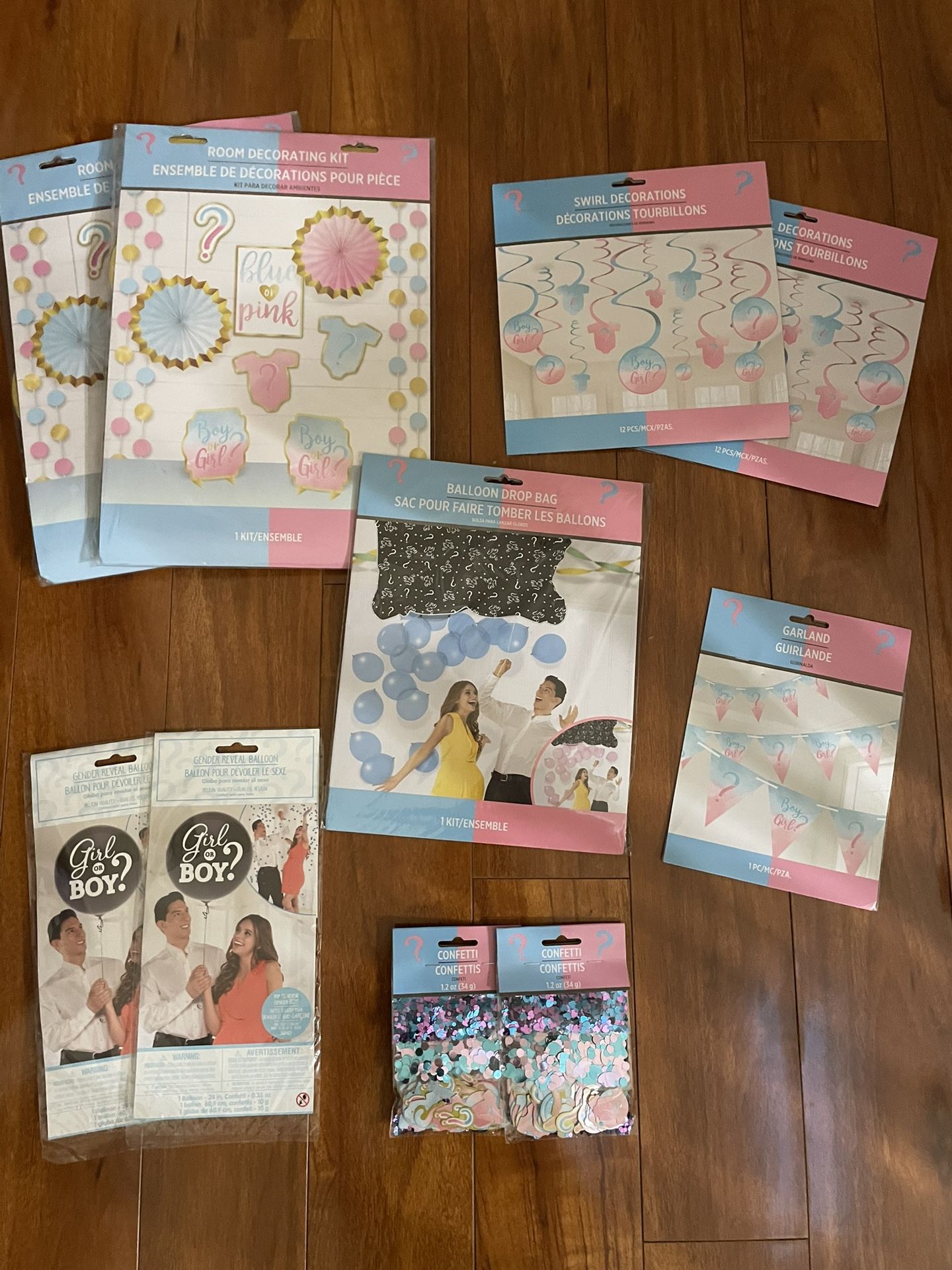 Baby Gender Reveal Decoration