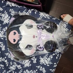 Kuromi Black Cat Cosplay Birthday Super Big Plushie 