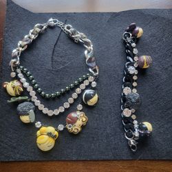 Gwen stefani necklace and bracelet