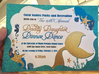 Mermaid Birthday invitations