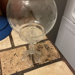 Glass Candle Holder