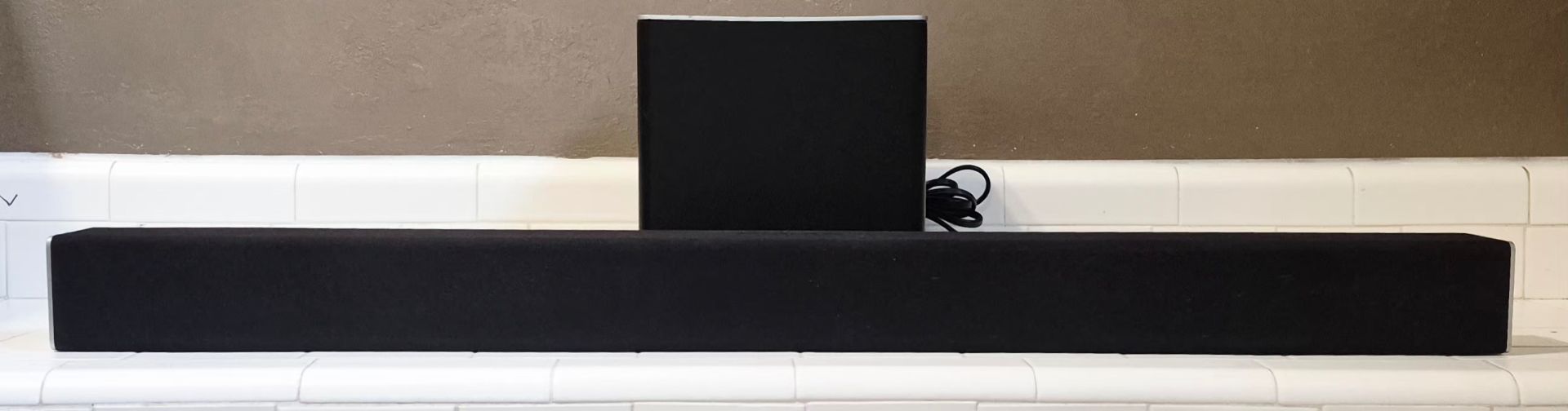 VIZIO Sound Bar and Subwoofer Home Entertainment Bluetooth SB3821-C6 2.1
