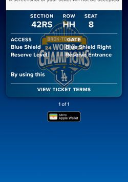 Cheap ticket to a Dodger game 7/8