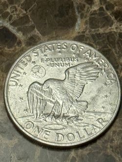 1971 Eisenhower Dollar coin.