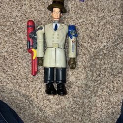 Vintage 1999 Disney Inspector Gadget McDonalds Figure (Missing Belt Watch). Has marks from play 