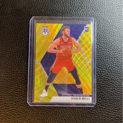 Gold Prizm Mosaic Nicolo Melli Rookie Card 