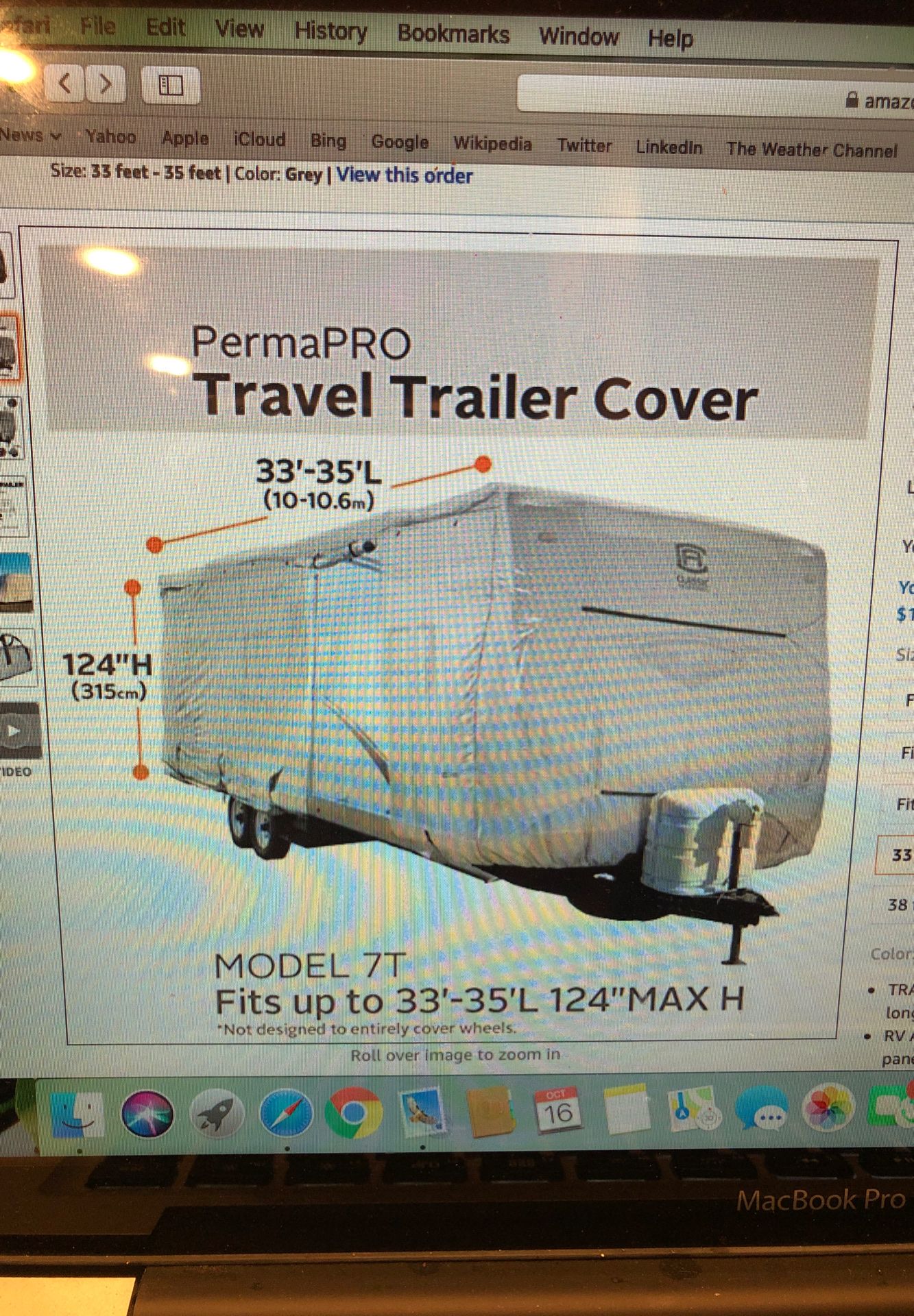 PermaPro Travel Trailer Cover