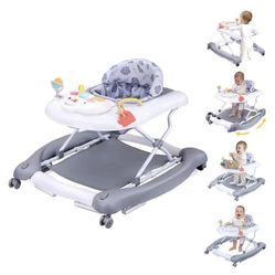 NEW 5 in 1 Foldable Baby Walker Activity Rocker Adjustable New, Open Box